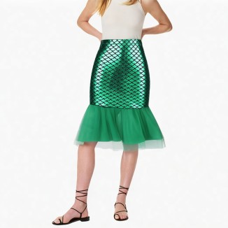high waist slim stretch zipper skirt