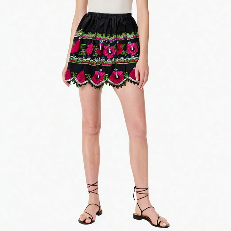 Printed island style Hawaiian print women's skirt