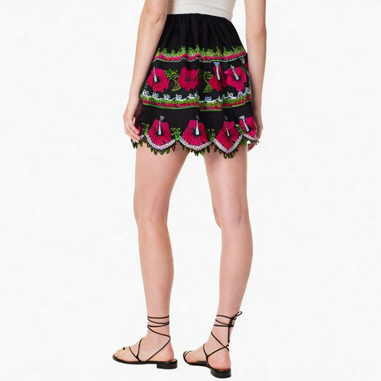 Printed island style Hawaiian print women's skirt