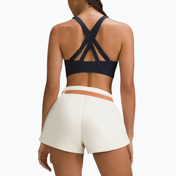White soft belt casual pants