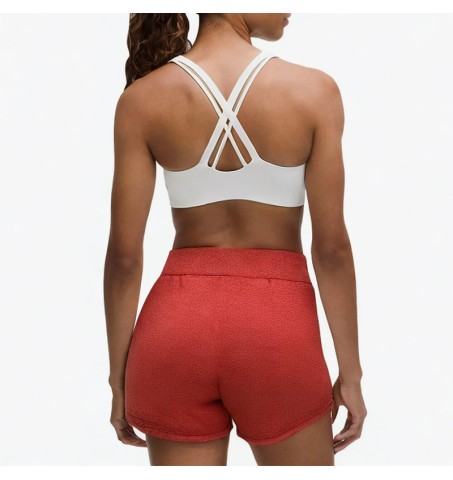 Women's elastic waist cotton and linen casual pants