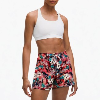 Fashion shorts with multiple color prints