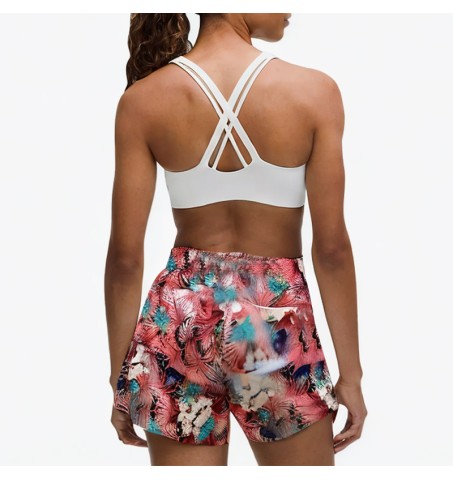 Fashion shorts with multiple color prints