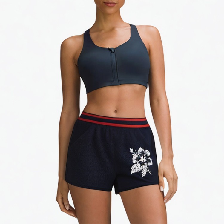 Sexy breathable printed sports shorts