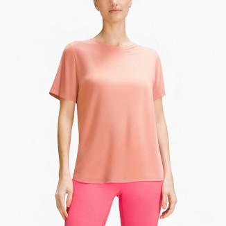 Slim solid color plain t-shirt