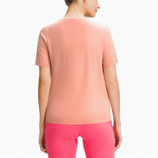 Slim solid color plain t-shirt
