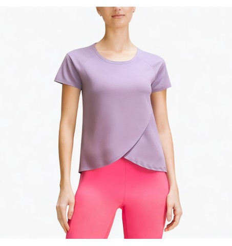 High-quality quick-drying solid color comfortable T-shirt