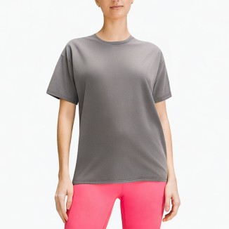 Solid color oversized batik acid-washed t-shirt