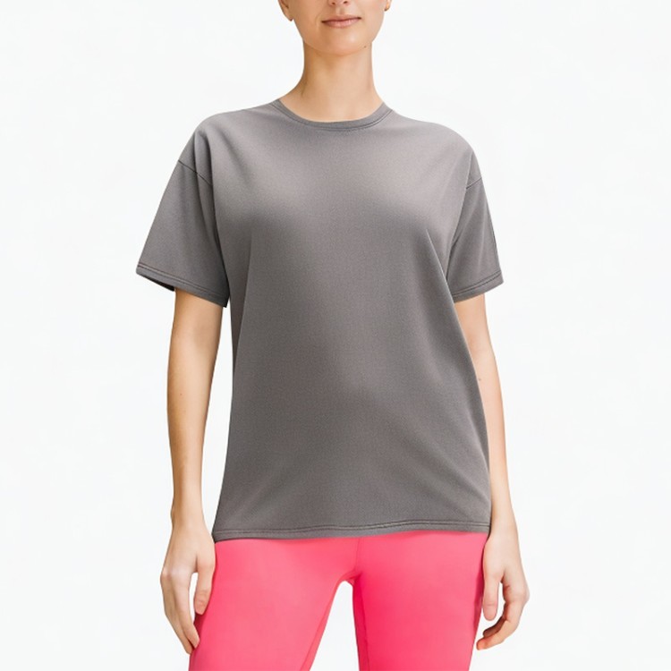 Solid color oversized batik acid-washed t-shirt