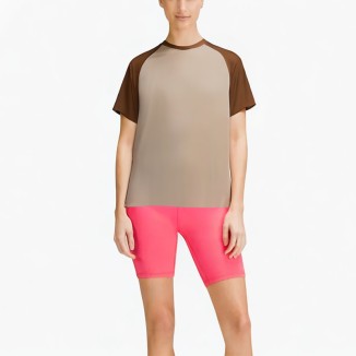high-quality two-color raglan sleeve t-shirt
