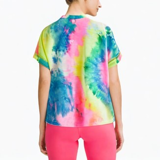Multi-color splicing slim and comfortable T-shirt