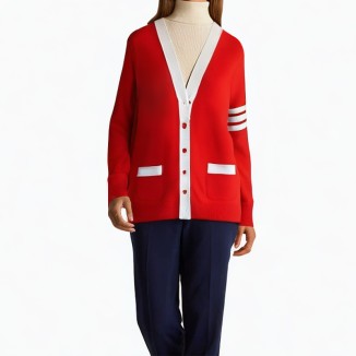 High-quality v-neck sweater cardigan