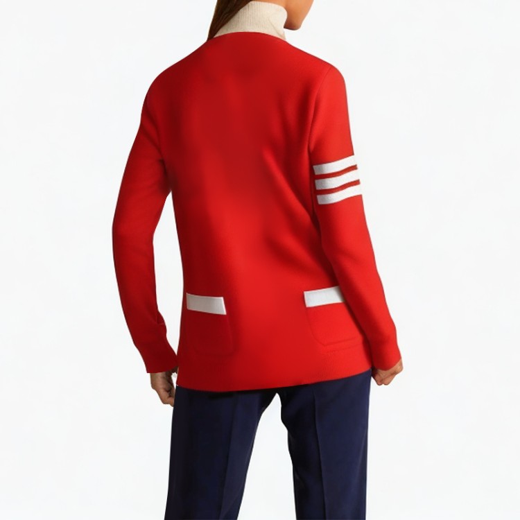 High-quality v-neck sweater cardigan