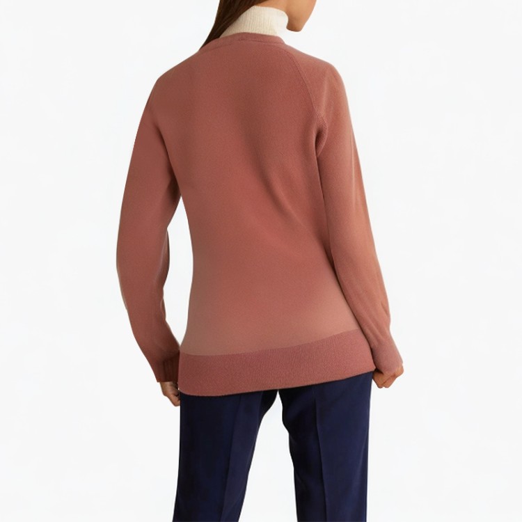 high-quality soft cashmere v-neck cardigan sweater