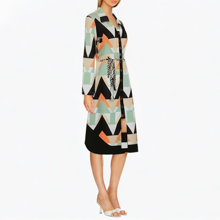 solid_color_pleated_fashion_casual_dress
