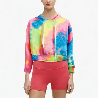 Colorblock loose fit breathable hoodie