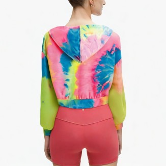Colorblock loose fit breathable hoodie