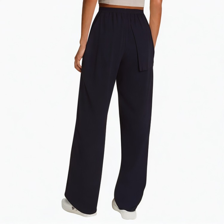 solid color fashion pocket loose pants