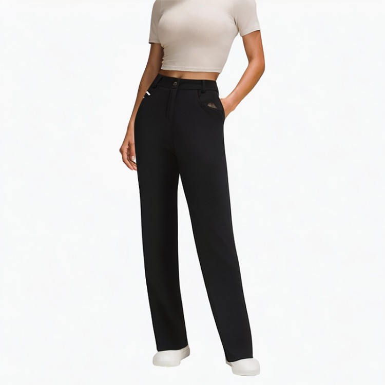 Slim and comfortable straight fitness sports pants