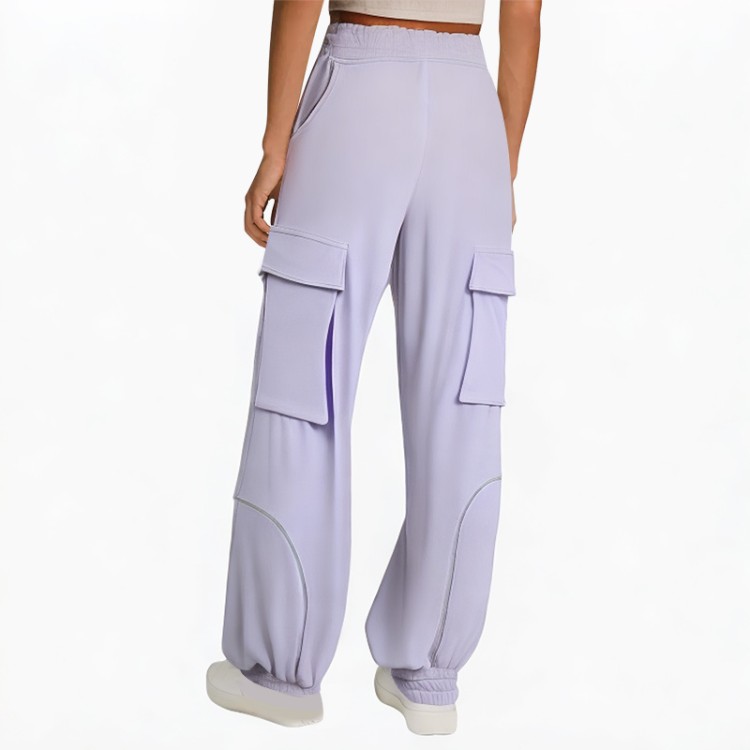 Purple jogger women's fashion trousers
