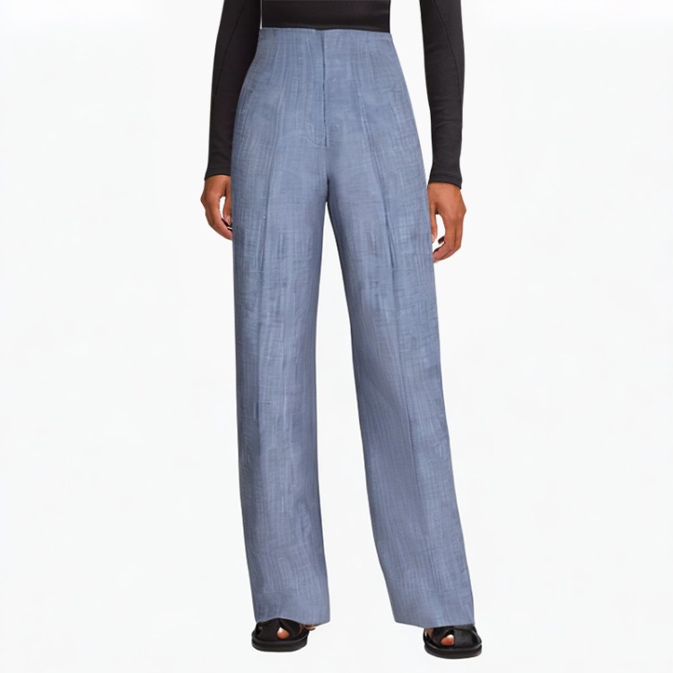 Breathable pure cotton digital printing casual pants