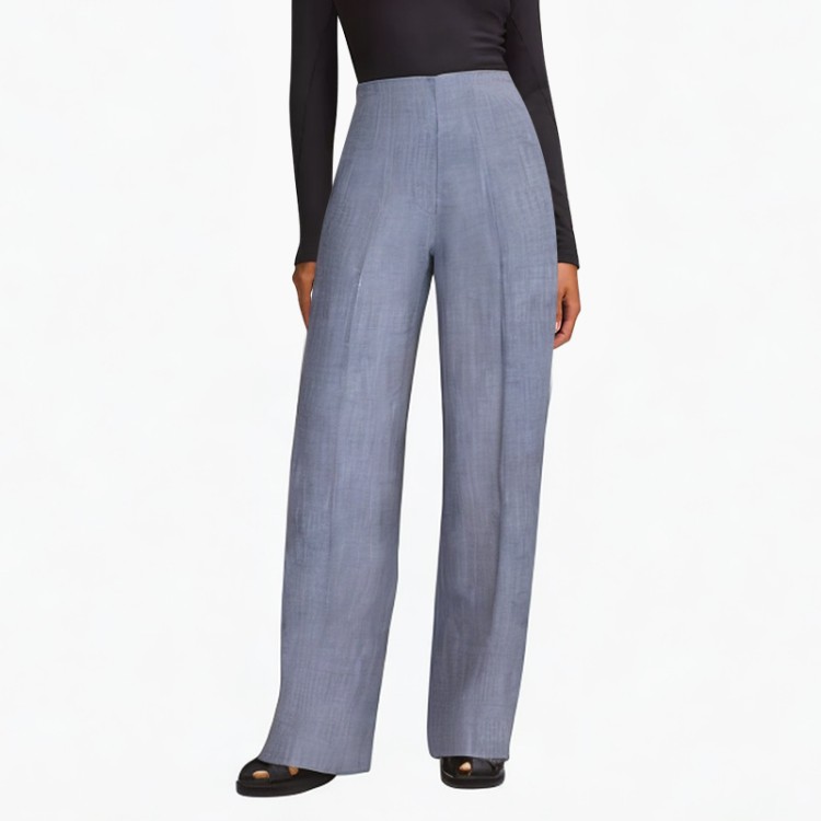 Breathable pure cotton digital printing casual pants