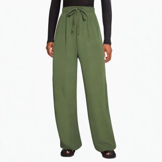Fashion wide-leg breathable linen casual pants