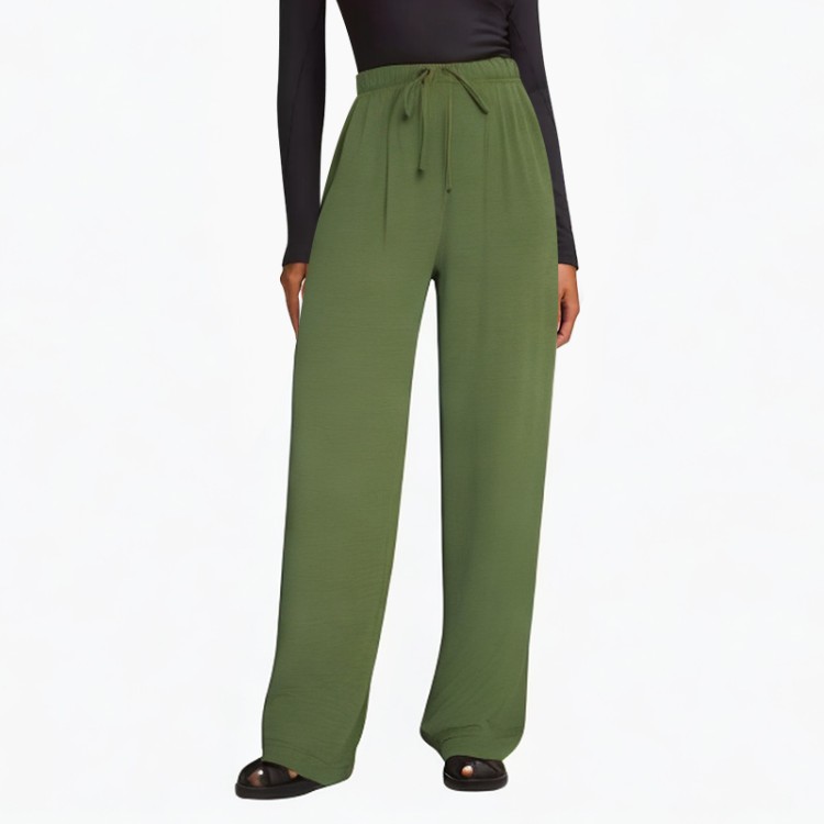 Fashion wide-leg breathable linen casual pants
