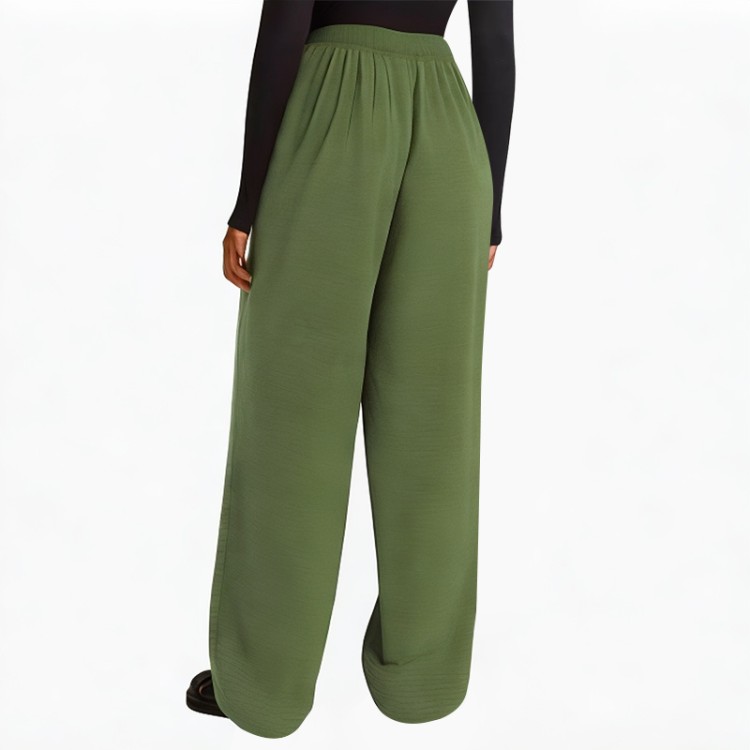 Fashion wide-leg breathable linen casual pants